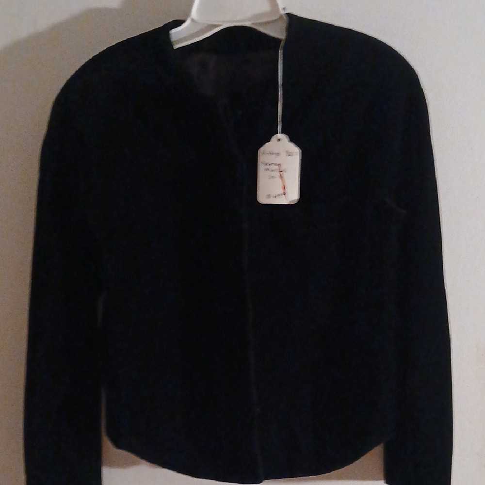 Neiman Marcus Elegant Black Velvet Blazer